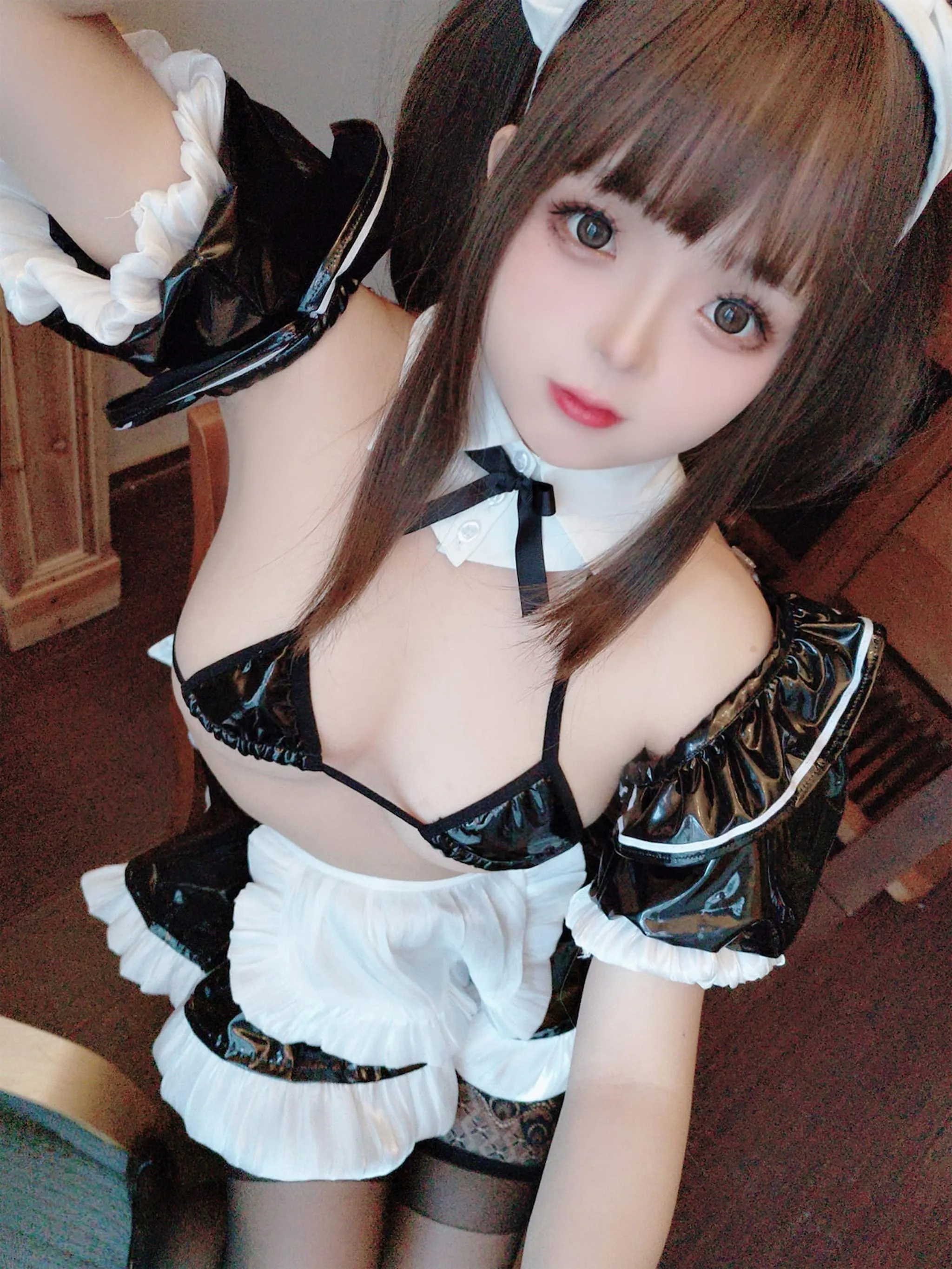 日奈娇 – NO.61 皮质女仆 [75P]插图6